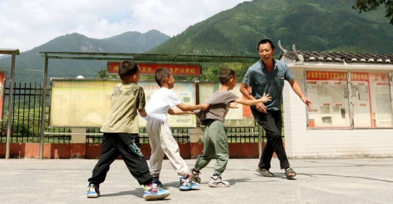 大山里的教學(xué)點(diǎn)
